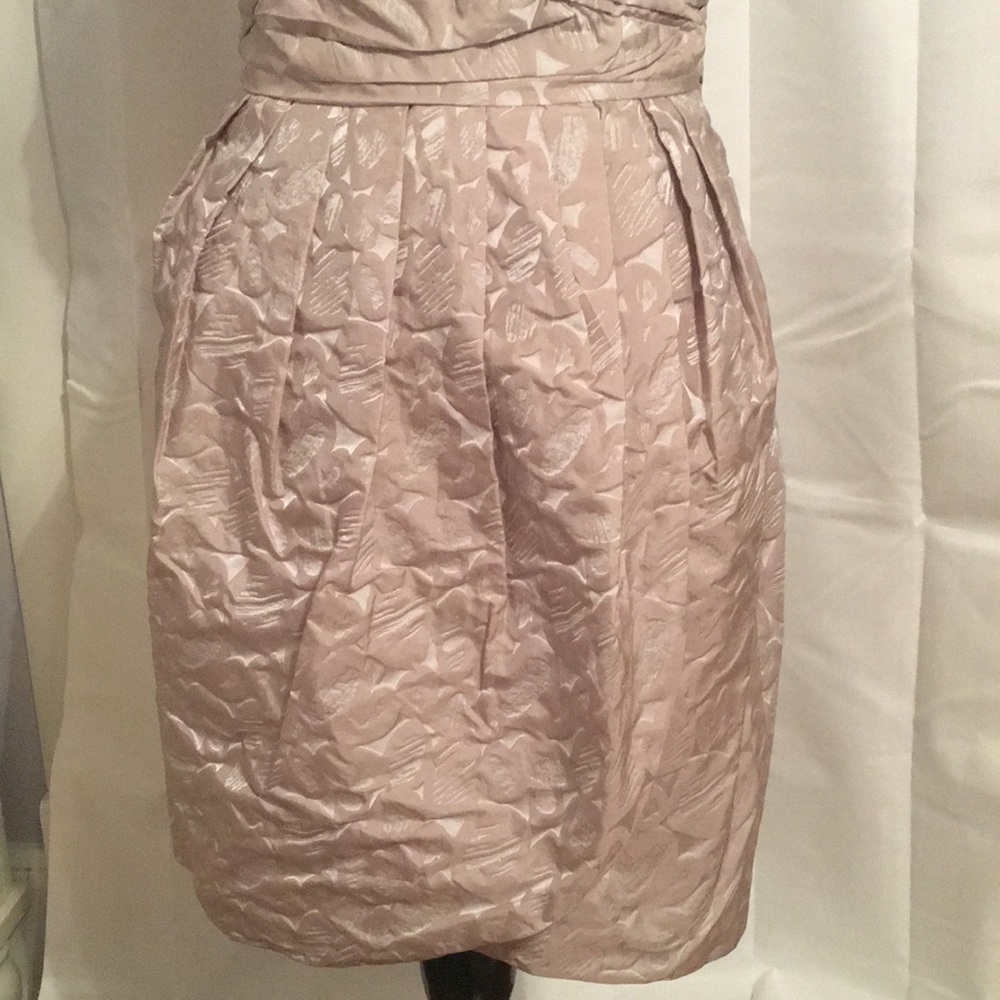 Max & Cleo cream taffeta 'Sunny' dress - Picture 3 of 6